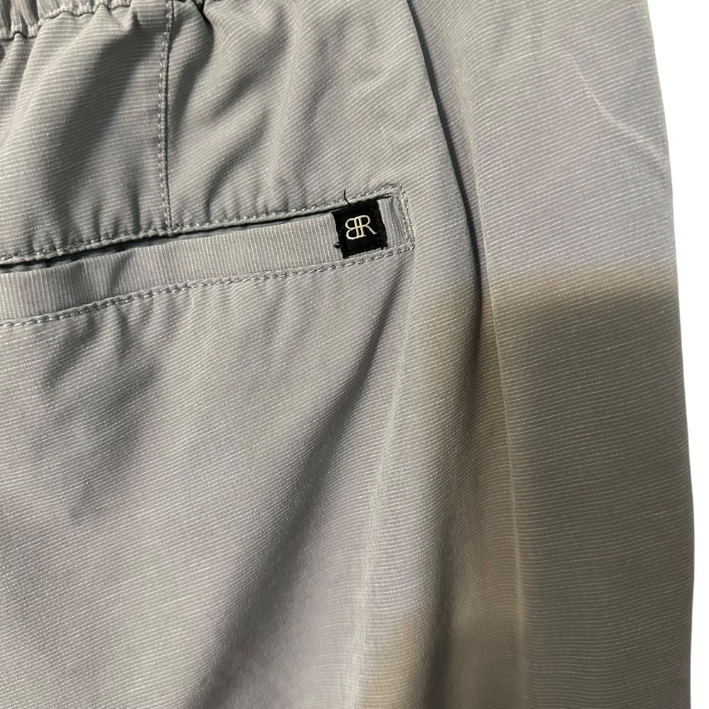 Banana Republic Mens Gray Flat Front Chino‎ Shorts Size 38 - Picture 11 of 13